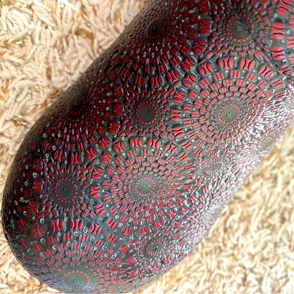 Red Patterned Dansko Clogs - Picture 3 of 4